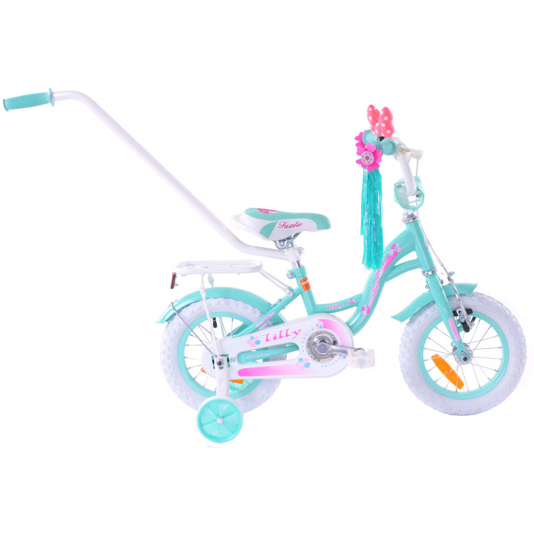 Detský bicykel 12 Fuzlu Lilly tyrkysový